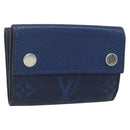 LOUIS VUITTON Tiger Lama Monogram Discovery Compact Wallet M67620 LV Auth 154953-1