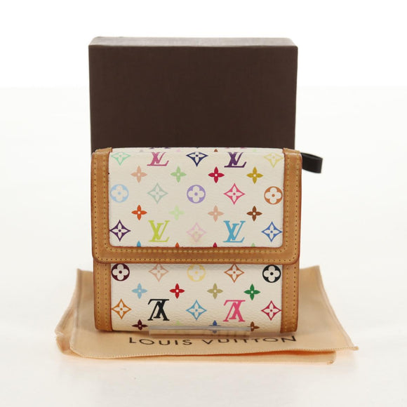 LOUIS VUITTON Multicolor Porte Monnaie Billets Cartes Credit M92983 Auth 154954V