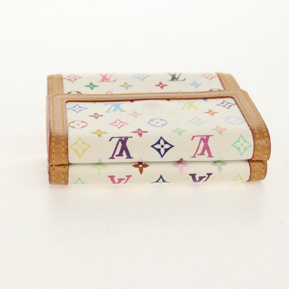 LOUIS VUITTON Multicolor Porte Monnaie Billets Cartes Credit M92983 Auth 154954V