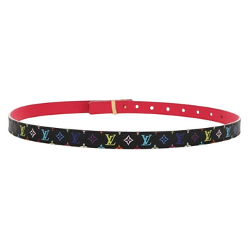 LOUIS VUITTON Multicolor Ceinture LV Printed Initials Belt M9631 LV Auth 154955V - 0