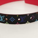 LOUIS VUITTON Multicolor Ceinture LV Printed Initials Belt M9631 LV Auth 154955V-6