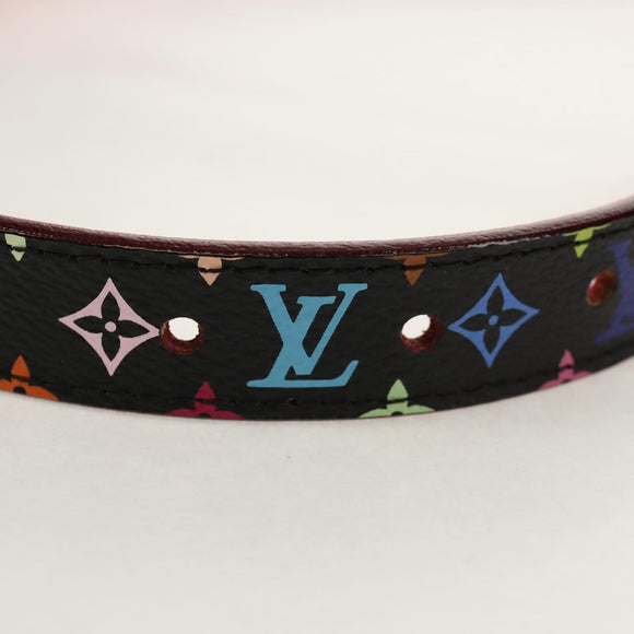 LOUIS VUITTON Multicolor Ceinture LV Printed Initials Belt M9631 LV Auth 154955V