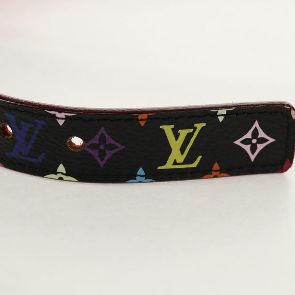 LOUIS VUITTON Multicolor Ceinture LV Printed Initials Belt M9631 LV Auth 154955V