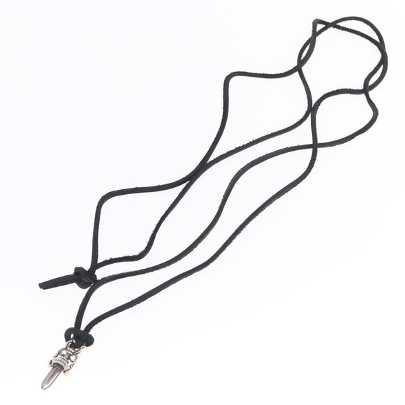 Chrome Hearts Dagger Pendant Necklace Ag925 Silver Auth 154958M