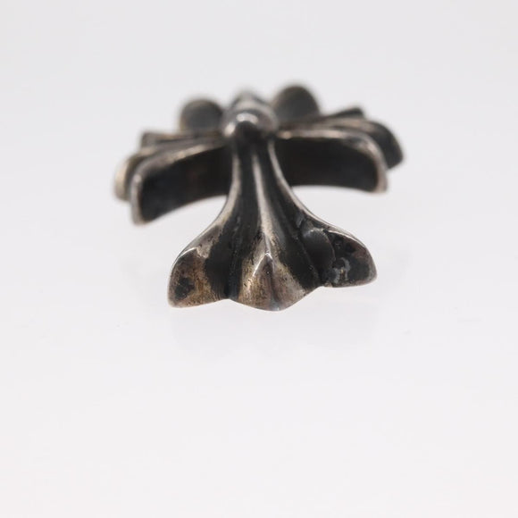 Chrome Hearts Small CH Cross Pendant top Ag925 Silver Auth 154959M