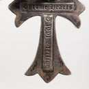 Chrome Hearts Small CH Cross Pendant top Ag925 Silver Auth 154959M-8