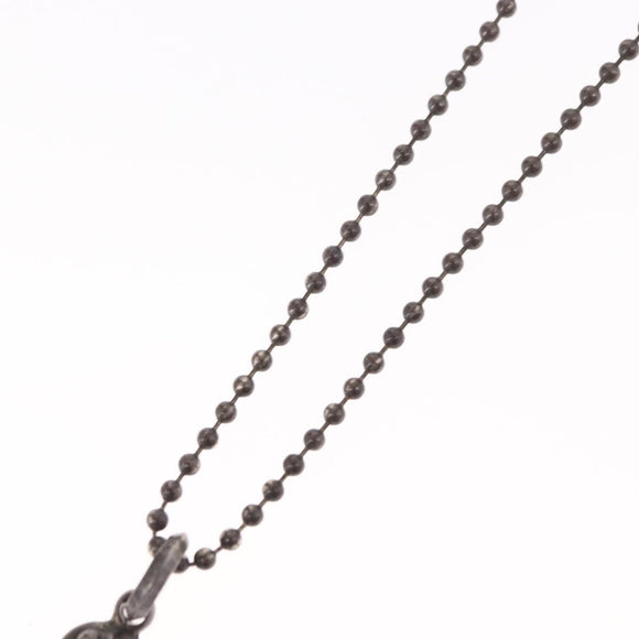 Chrome Hearts 1 Ball BS Flare Charm Necklace Ag925 Silver Auth 154960M