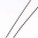 Chrome Hearts 1 Ball BS Flare Charm Necklace Ag925 Silver Auth 154960M-13