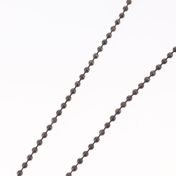 Chrome Hearts 1 Ball BS Flare Charm Necklace Ag925 Silver Auth 154960M