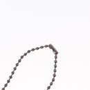 Chrome Hearts 1 Ball BS Flare Charm Necklace Ag925 Silver Auth 154960M-17