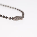 Chrome Hearts 1 Ball BS Flare Charm Necklace Ag925 Silver Auth 154960M-18