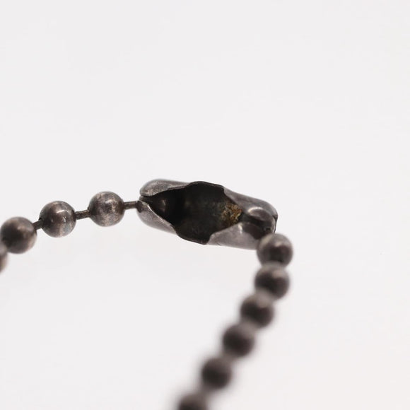 Chrome Hearts 1 Ball BS Flare Charm Necklace Ag925 Silver Auth 154960M