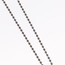 Chrome Hearts 1 Ball BS Flare Charm Necklace Ag925 Silver Auth 154960M-5