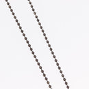 Chrome Hearts 1 Ball BS Flare Charm Necklace Ag925 Silver Auth 154960M-6