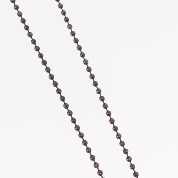 Chrome Hearts 1 Ball BS Flare Charm Necklace Ag925 Silver Auth 154960M