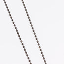 Chrome Hearts 1 Ball BS Flare Charm Necklace Ag925 Silver Auth 154960M-7