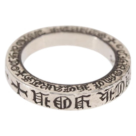 Chrome Hearts 0.1"" Spacer Ring FUCK YOU Spacer Ring Ag925 Silver Auth 154961M - 0