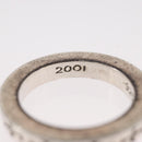 Chrome Hearts 0.1"" Spacer Ring FUCK YOU Spacer Ring Ag925 Silver Auth 154961M-8