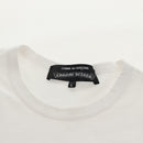 Chrome Hearts Label logo T Shirt Cotton White Auth 154965M-10