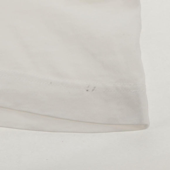 Chrome Hearts Label logo T Shirt Cotton White Auth 154965M