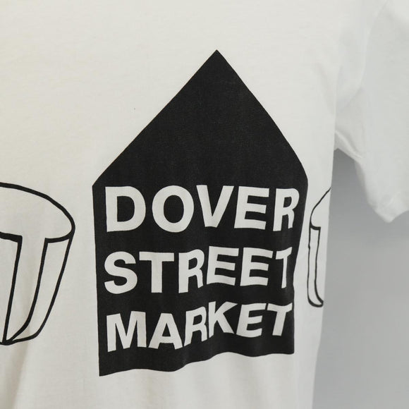 Chrome Hearts Label logo T Shirt Cotton White Auth 154965M