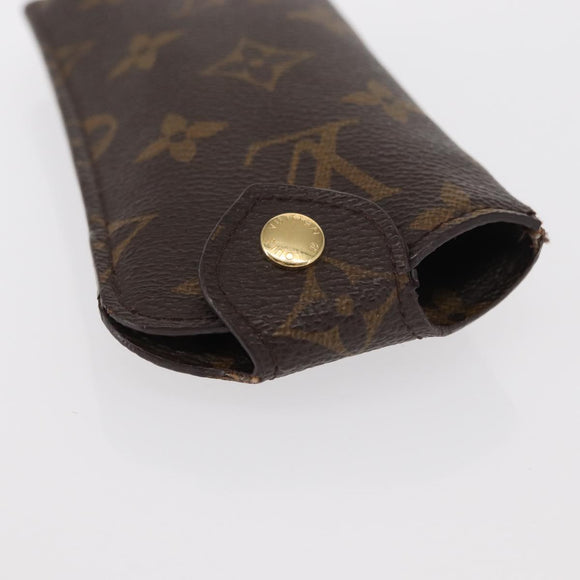 LOUIS VUITTON Monogram Etui Lunette PM Glasses Case M66545 LV Auth 154969
