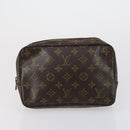 LOUIS VUITTON Monogram Clutch Bag 2 Set LV Auth 154971-11