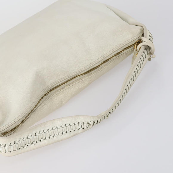 BALLY Salvatore Ferragamo Hermes Bag Leather Canvas 3 Set White Auth 154972