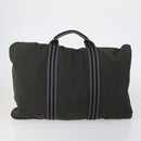 BALLY Salvatore Ferragamo Hermes Bag Leather Canvas 3 Set White Auth 154972-2