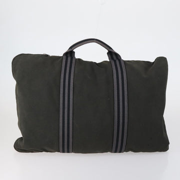 BALLY Salvatore Ferragamo Hermes Bag Leather Canvas 3 Set White Auth 154972 - 0