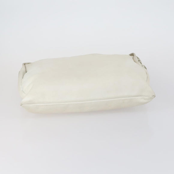 BALLY Salvatore Ferragamo Hermes Bag Leather Canvas 3 Set White Auth 154972