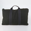 BALLY Salvatore Ferragamo Hermes Bag Leather Canvas 3 Set White Auth 154972-3