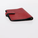 LOUIS VUITTON Monogram Epi Portemonnee 3 Stuks Rood LV Auth 154976-13