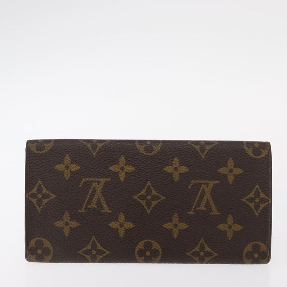LOUIS VUITTON Monogram Epi Portemonnee 3 Stuks Rood LV Auth 154976