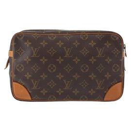 LOUIS VUITTON Monogram Compiegne 28 Clutch Bag M51845 LV Auth 155002 - 0
