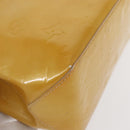 LOUIS VUITTON Monogram Vernis Reade PM Hand Bag Beige M91334 LV Auth 155005-15