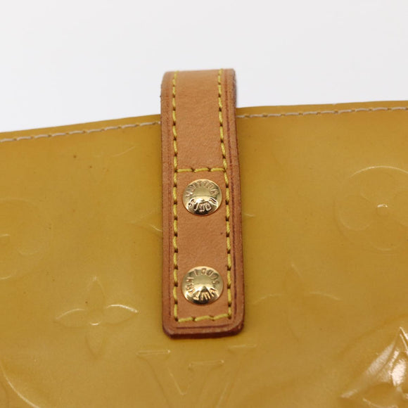 LOUIS VUITTON Monogram Vernis Reade PM Hand Bag Beige M91334 LV Auth 155005