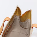 LOUIS VUITTON Monogram Vernis Reade PM Hand Bag Beige M91334 LV Auth 155005-18