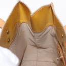 LOUIS VUITTON Monogram Vernis Reade PM Hand Bag Beige M91334 LV Auth 155005-19