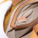 LOUIS VUITTON Monogram Vernis Reade PM Hand Bag Beige M91334 LV Auth 155005-12