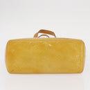 LOUIS VUITTON Monogram Vernis Reade PM Hand Bag Beige M91334 LV Auth 155005-5
