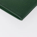 LOUIS VUITTON Epi Jena Clutch Bag Green M52724 LV Auth 155008-16