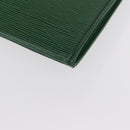 LOUIS VUITTON Epi Jena Clutch Bag Green M52724 LV Auth 155008-17