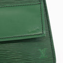 LOUIS VUITTON Epi Jena Clutch Bag Green M52724 LV Auth 155008-7