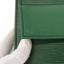 LOUIS VUITTON Epi Jena Clutch Bag Green M52724 LV Auth 155008-8