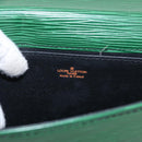 LOUIS VUITTON Epi Jena Clutch Bag Green M52724 LV Auth 155008-20