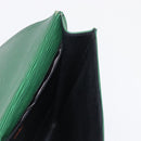 LOUIS VUITTON Epi Jena Clutch Bag Green M52724 LV Auth 155008-21