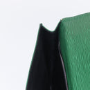 LOUIS VUITTON Epi Jena Clutch Bag Green M52724 LV Auth 155008-22