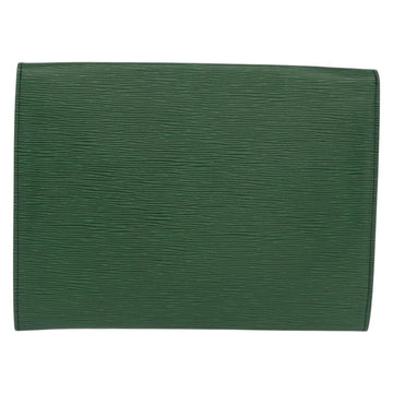 LOUIS VUITTON Epi Jena Clutch Bag Green M52724 LV Auth 155008 - 0