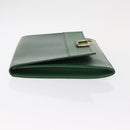 LOUIS VUITTON Epi Jena Clutch Bag Green M52724 LV Auth 155008-4